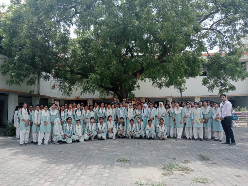 Conducted Training at Karamat Husain Muslim Girls PG College, Lucknow, 25-May-2023