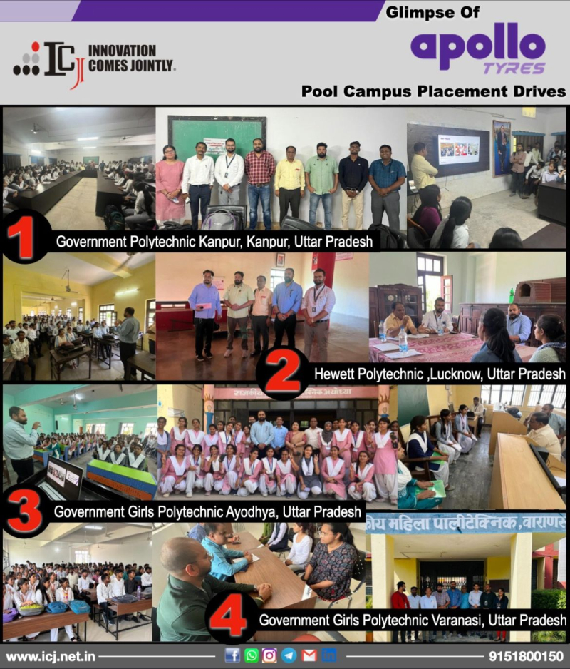 GLIMPSE OF APOLLO TYRES - POOL CAMPUS PLACEMENT DRIVES